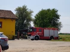 BAIRO - Trattore provoca una fuga di gas vicino alla birreria - FOTO
