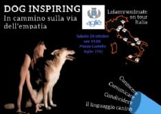 AGLIE' - «Dog inspiring: in cammino sulla via dell'empatia» in piazza Castello