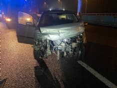 BORGARO - Due incidenti di fila sulla tangenziale, quattro feriti e traffico bloccato - FOTO