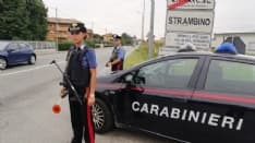 STRAMBINO-BUROLO - Pazzo di gelosia, spacca il naso alla compagna: arrestato dai carabinieri