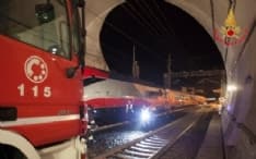 FERROVIA IVREA-CHIVASSO - Treni fermi per un allarme incendio a bordo di un convoglio merci