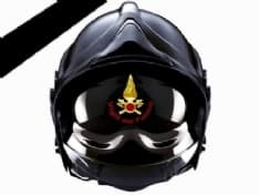 IVREA - Vigili del fuoco in lutto per l'addio ad Amleto Maio
