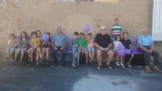 MAGLIONE - Inaugurata la panchina viola della gentilezza - FOTO