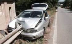 LOMBARDORE - Auto «infilzata» dal guard-rail: due ragazzi al Cto - FOTO