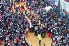 CARNEVALE DI IVREA - VINCONO GLI ARANCERI DELLA MORTE! SECONDI I TUCHINI DEL BORGHETTO, TERZI GLI SCACCHI