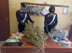 CHIVASSO - Sequestrati 1,2 chili di marijuana e hashish: due giovani arrestati - VIDEO