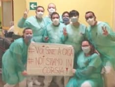 CANAVESE - Chiude il reparto covid al Fatebenefratelli: gli operatori esultano - VIDEO