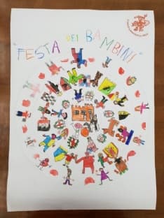 CARNEVALE IVREA - Della scuola dell'infanzia San Michele il manifesto ufficiale della Festa dei bambini