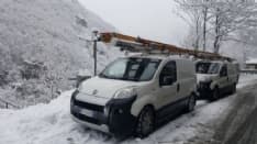 VALLE SOANA - Prima neve, tutta la valle resta senza corrente
