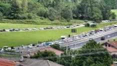 QUINCINETTO - Riapre l'autostrada Torino-Aosta: doppio senso di marcia tra Quincinetto e Pont Saint Martin