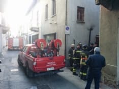 RIVAROLO - Incendio in via San Rocco: paura in centro - FOTO