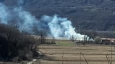 SALERANO - Incendio a Cascina Praie, gli ospiti del Centro Diurno chiamano i soccorsi