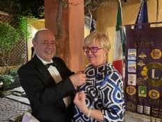 CASTELLAMONTE - Nella Falletti nuovo presidente Lions Club Alto Canavese
