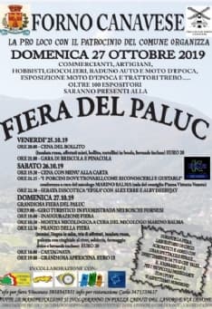 FORNO CANAVESE - Tutto pronto per la tradizionale «Fiera del Paluc»