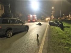 SAN MAURIZIO-CASELLE - Incidente stradale: due feriti gravi - FOTO