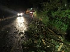 FAVRIA - Nubifragio, super lavoro per la protezione civile