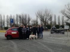 BUROLO - Alla guida bendati: in pista anche il sindaco del paese