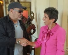 ROMANO - Vasco Rossi, da Villa Matilde, saluta il Canavese - FOTO