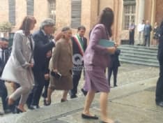 AGLIE' - La principessa della Thailandia ospite al castello ducale - FOTO e VIDEO