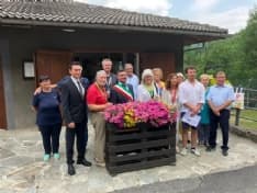 INGRIA - Paese in festa per i giudici del concorso «Comuni Fioriti» - FOTO