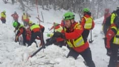 SLAVINA SULL'HOTEL RIGOPIANO - Dal Canavese altri soccorritori inviati in Abruzzo - FOTO