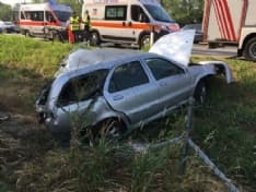 INCIDENTE SULLA IVREA-SANTHIA' - Quattro canavesani feriti, tra loro anche una bambina di dieci anni - FOTO
