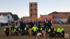 VOLPIANO - Maria Edera Spadoni ospite alla scuola delle unità cinofile