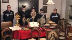 IVREA - Svaligiata la chiesa di Sant'Ulderico: blitz dei carabinieri, un arresto e quattro denunce - VIDEO