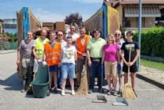 OGLIANICO - Giornata ecologica, sindaca e cittadini ripuliscono il paese dai rifiuti - FOTO