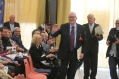 CASTELLAMONTE - Tutti in piedi per il senatore Bozzello, anima dei socialisti da 70 anni - FOTO