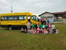 PERTUSIO - Taglio del nastro e grande festa per il nuovo scuolabus - FOTO e VIDEO