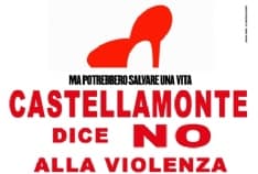 CASTELLAMONTE - Le scarpette rosse per dire «No alla violenza»