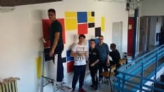 CUORGNE' - Gli studenti rendono più bello il 25 Aprile - FOTO