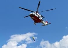 CERESOLE REALE - Escursionista si fa male in quota: trasportata con l'elicottero all'ospedale di Ciriè