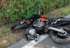 MERCENASCO - Scontro auto-moto: centauro elitrasportato d'urgenza in ospedale - FOTO
