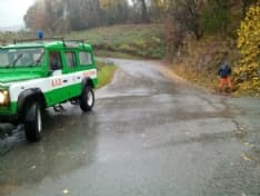 ALLERTA MALTEMPO - A Prascorsano protezione civile al lavoro - FOTO
