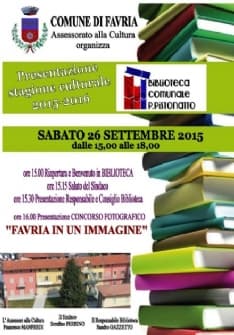 FAVRIA - Sabato riapre la biblioteca comunale
