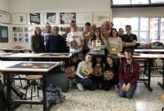 CASTELLAMONTE - La ceramica degli studenti del liceo Faccio racconta la ricerca sul cancro - FOTO