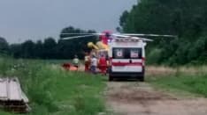 SALASSA - Incidente sul lavoro: operaio ferito al Cto