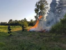 RIVAROLO - Ancora un incendio doloso in regione Gave - FOTO