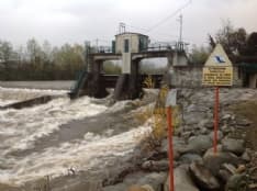 ALLERTA MALTEMPO IN CANAVESE - Sulla diga di Piova, dove l'Orco fa paura - VIDEO