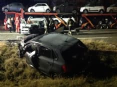 FELETTO - Incidente stradale sulla 460: quattro feriti, due auto distrutte - FOTO E VIDEO