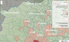 COVID IN CANAVESE - Cinque nuovi positivi. Primi tre ricoveri negli ospedali di Ivrea e Ciriè - I DATI COMUNE PER COMUNE