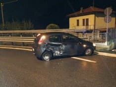 CUORGNE' - Provoca incidente e scappa, denunciato