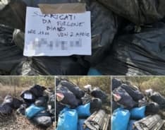 CASTELLAMONTE - Scaricano spazzatura vicino all'Orco ma qualcuno li vede e posta le foto su Facebook