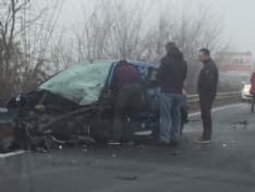 LOMBARDORE - Incidente sulla 460. Un bimbo ferito - FOTO