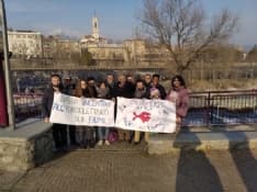 IVREA - La protesta dei pesci di fiume: sit-in di Legambiente