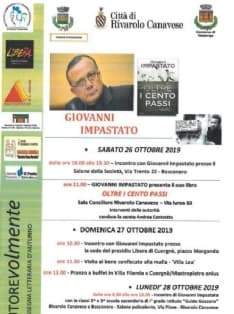 RIVAROLO-CUORGNE'-BOSCONERO - Tre giornate con Giovanni, fratello di Peppino Impastato