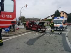 STRAMBINO - Incidente in frazione Carrone muore una donna incinta - FOTO e VIDEO