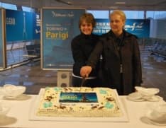 CASELLE - Inaugurato questa mattina il nuovo volo per Parigi